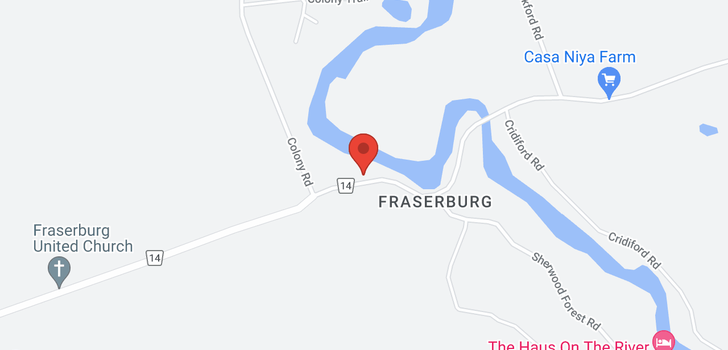 map of 2377 FRASERBURG RD